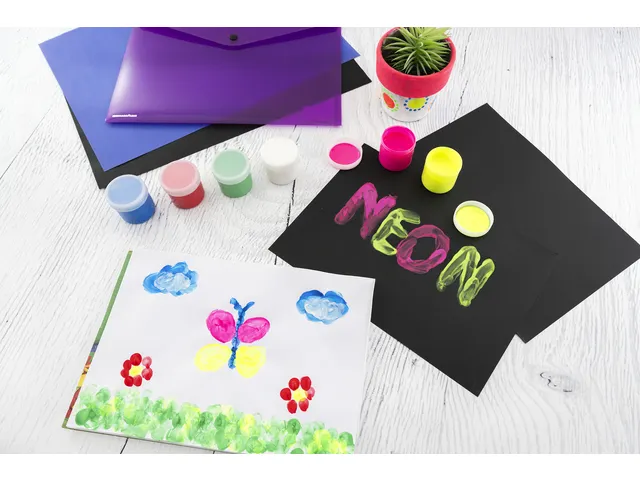Vingerverf EFA ass. Kleuren neon 6x40ml in karton