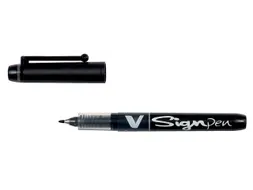 Fineliner Pilot V-Sign Pen Medium Punt Zwart