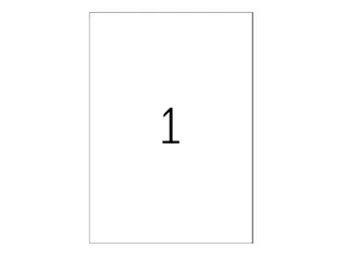 Xerox Multi-use Labels wit permanent 210x297mm 003R97400 100 stuks - 2