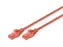CAT 6 U-UTP patchkabel, PVC AWG 26/7 Lengte 1m Rood