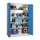 Vouwdeurkast 1950x1200x600mm 4legborden Verzinkt Ral7035 Front Ral5012
