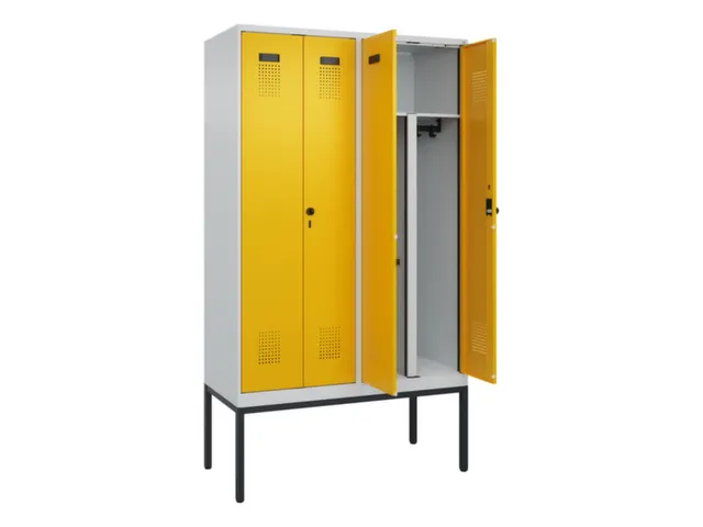 PBM-locker,HxBxD 2120x1200x500mm,4vak,vak B 300mm,draaigrendel