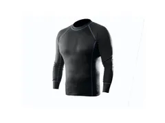 Maillot de corps à manches longues Intersafe, noir, taille M, la piè