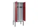 locker voor scheiding van kleding,HxBxD 2120x800x500mm,2vak