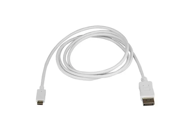 1.8 M Usb-C Naar Displayport Kabel - 4k 60hz - Wit