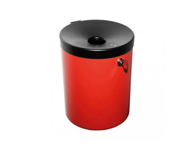 wandasbak,HxØ 250x180mm,romp staal,romp rood