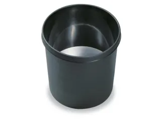 Prullenmand Moeilijk Ontvlambaar 18 Liter 310X300Mm Zwart Kunststof - 1
