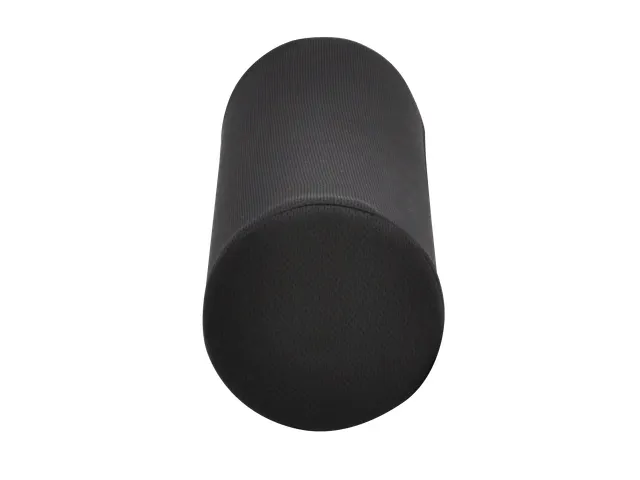 Ergonomische Rugsteun Onderrugkussen Rond 100mm Dik Foam Zwart