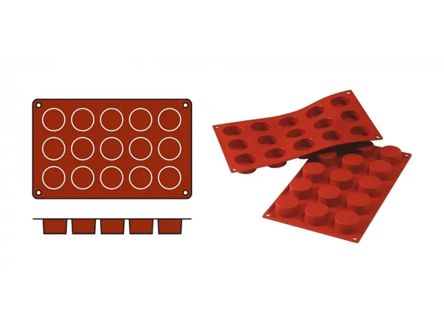 Silikomart Siliconen 1/3 GN Bakmat SILICON FLEX Petit-Fours SF027