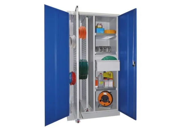 armoire verticale,HxlxP 1950x1000x600mm,RAL7035,face avant RAL5012