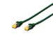 CAT 6A S-FTP patchkabel Cu LSZH AWG 26/7 Lengte 0.25m Groen