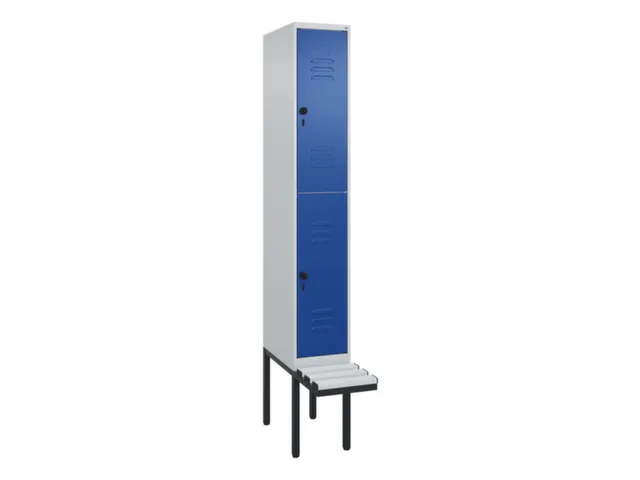Dubbeldekse dekenkist,HxBxD 2120x300x815mm,1x2vak.,vak B 300mm