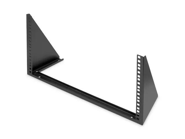 6U 19 inch apparatuur wandmontagebeugel Zwart