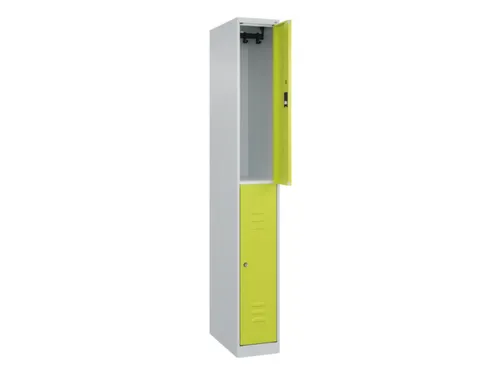 dubbeldekse locker,HxBxD 1850x250x500mm,1x2vak.,vak B 250mm