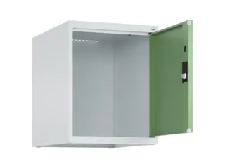 opzetkast,v. locker,1vak.,vak B 400mm,HxBxD 500x400x500mm,vleugeldeur - 2