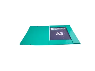 Elastomap A3 3 kleppen IDERAMA Maxi Capacity glanskarton Assorti - 19