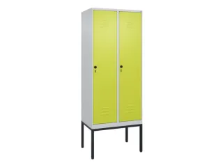 locker,HxBxD 2120x800x500mm,2vak,vak B 400mm,draaigrendel - 1