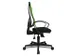 Bureaustoel Zitting Zwart Rugleuning Met Netbekleding In Groen