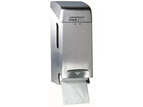 Toiletpapier dispenser 2 Rollen Rvs