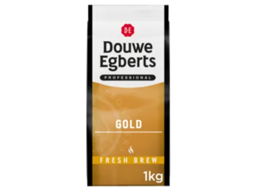 Koffie Douwe Egberts Fresh Brew Gold voor automaten 1kg