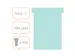 Planbord T-kaart Nobo nr 3 80mm blauw