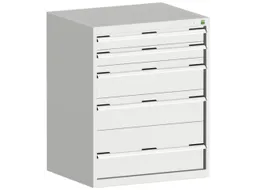 ladekast 1000x800x650mm 5laden zware lasten RAL7035 front RAL7035