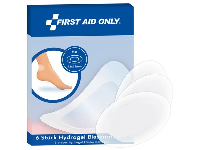 Pansements pour ampoules First Aid Only, boîte de 6 pièces