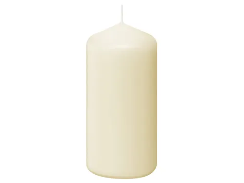Kaars Stomp 6 x 12 cm Ivoor 33u tray 12 stuks