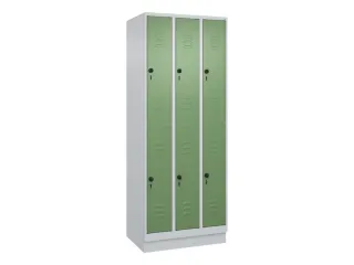 dubbeldekse locker,HxBxD 1950x750x500mm,3x2vak.,vak B 250mm - 1