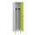 locker voor scheiding van kleding,HxBxD 1950x400x500mm,1vak