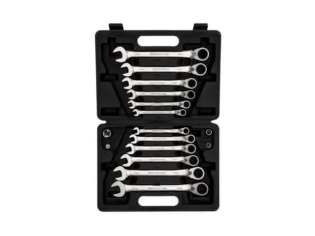 GEDORE R07203016 Combinatie ratel steeksleutelset SW8-19mm 16stuks