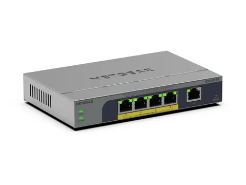NETGEAR GS105EPP, Unmanaged, Gigabit Ethernet (10/100/1000), Full dupl