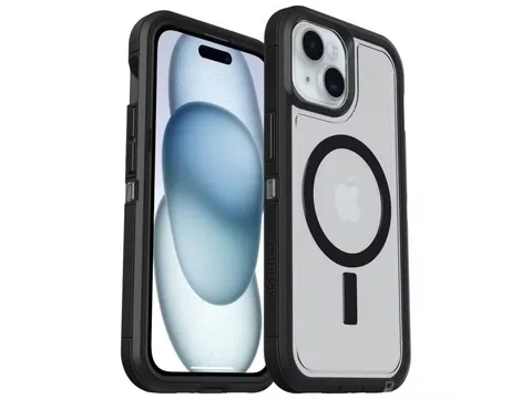 OtterBox Defender Xt Clear Case Iphone 15/14/13 Dark Side clear zwart