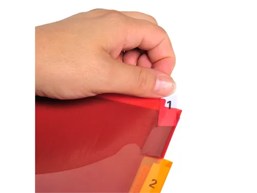 Tabbladen PP A4 8 tabs personalis.