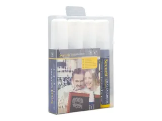 Krijtstift Securit Sma-720 Blokpunt 7-15mm Wit 4 Stuks - 6