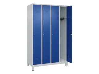 locker,HxBxD 1950x1200x500mm,4vak,vak B 300mm,cil.-slot,voeten - 2
