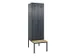 locker met bank,voor scheiding van kleding,HxBxD 2120x600x815mm,2vak