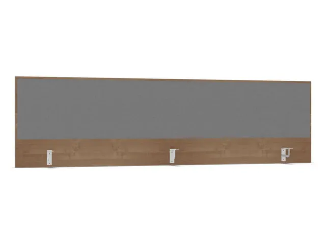 opzetpaneel,v. bureau,aanbouw achter,B 2000mm,NT-cherry,BN8078-grijs