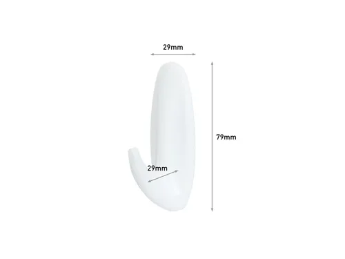 Bevestigingsstrip W17081c Haak Ovaal draagvermogen 1,4kg
