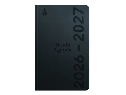 Schoolagenda 2026-2027 Ryam Studie DeLuxe 7dagen/2pagina's zwart