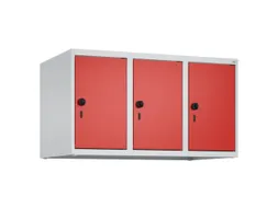 opzetkast,v. locker,3vak.,vak B 300mm,HxBxD 500x900x500mm,vleugeldeur