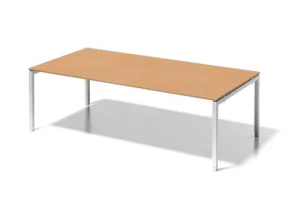 vergadertafel/directiebureau,HxBxD 650-850x2400x1200mm,rechthoekig - 1