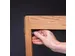 Chevalet numérique double face avec écran Samsung 43 bois