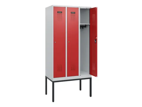schoollocker,HxBxD 1950x900x500mm,3vak,vak B 300mm,cil.-slot