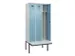 locker met bank,voor scheiding van kleding,HxBxD 2120x900x815mm,3vak