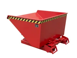 kiepbak,HxLxB 1125x1920x1095mm,1,2m³,draagverm. 1500kg,RAL3000