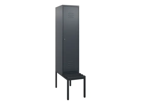 locker met bank,HxBxD 1950x400x815mm,1vak,vak B 400mm,cil.-slot