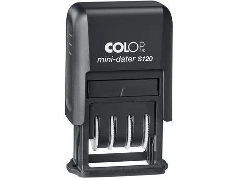 Tampon dateur Colop Printer Mini S 120 Néerlandais noir