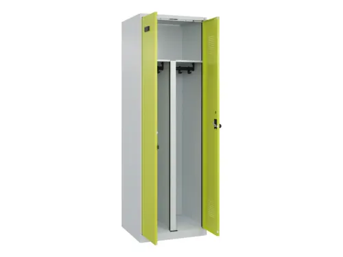 PBM-locker,HxBxD 1850x600x500mm,2vak,vak B 300mm,draaigrendel