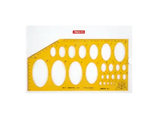Isometrisch ellips sjabloon Aristo - 2